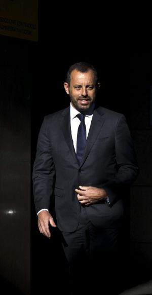 Rosell, esta manhã na Audiência Nacional espanhola.