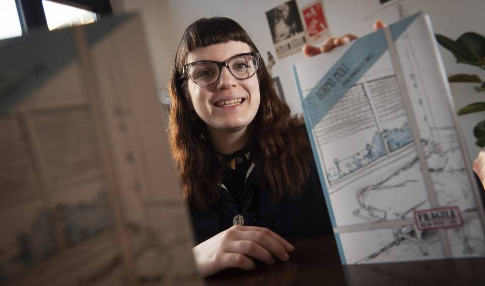 Barcelona, 28/12/2018. Entrevista con la ilustradora Maria Manonelles, para cultura. (Foto: JUAN BARBOSA)