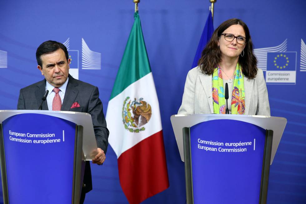 México y la Unión Europea alcanzan un acuerdo para la actualización de su tratado comercial