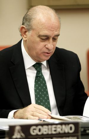 Interior Minister Jorge Fernández Díaz in Congress on Thursday.