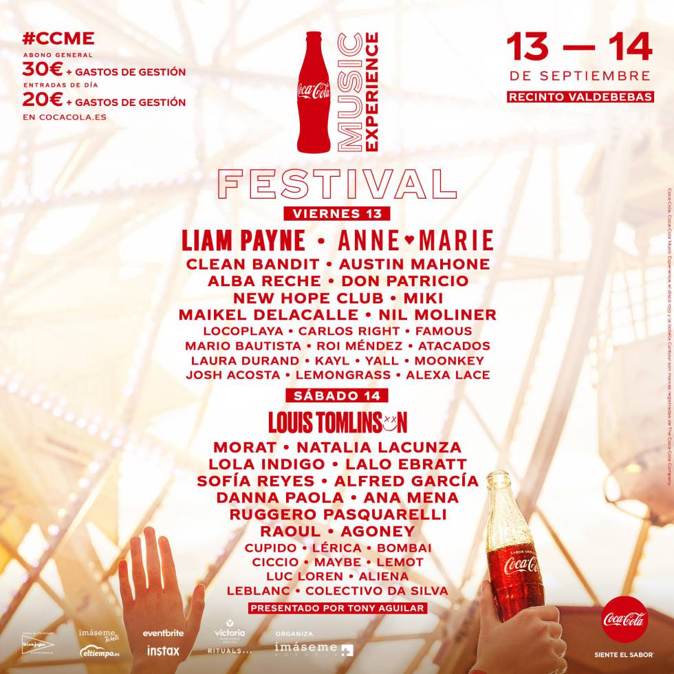Ccme 2019 Horarios Y Lo Que Debes Saber Del Coca Cola Music Experience Miss Festivales El Pais