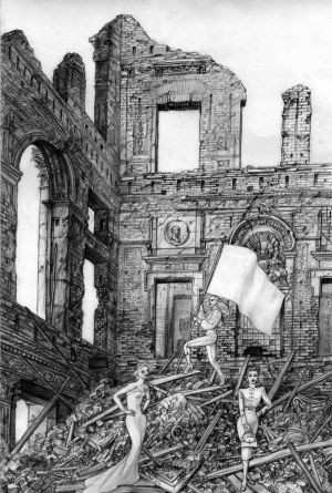 De las Heras' drawing Berlin Schloss.
