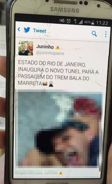 Criminosos divulgaram vídeo do estupro em rede social.