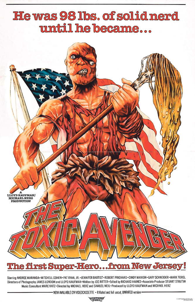 "El Vengador Tóxico.": un superhéroe de terror poco valorado de los 80s