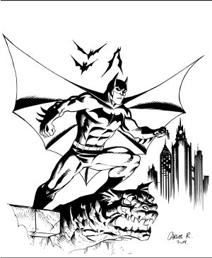 O Batman exclusivo para EL PAÍS assinado pelo desenhista Carlos Rodríguez.